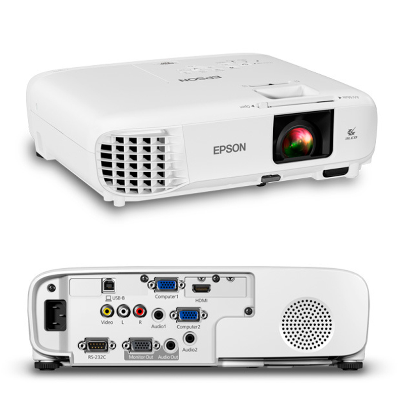 Proyector Epson Powerlite E20 3400 Lúmenes, 1024x768, XGA - Imagen 2