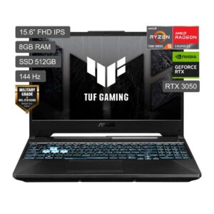 Asus Tuf A15 Amd Ryzen 5 RTX 3050 8gb Ram 512 Ssd 15.6" Fhd 144HZ